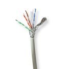 Network Cable Roll | CAT6 | Stranded | S/FTP | Bare Copper | 305.0 m | Indoor | Round | LSZH | Grey | Gift Box