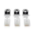 RJ45 Connector | Male | Solid UTP CAT6 | Straight | Gold Plated | 10 pcs | PVC | Grey | Box