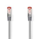 CAT6 Network Cable | RJ45 Male | RJ45 Male | S/FTP | 0.50 m | Indoor | Round | LSZH | Grey | Box