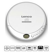 Portable CD MP3 player anti-shock Silver