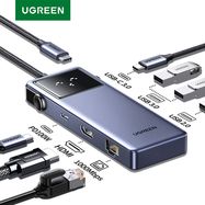 Dokēšanas stacija 7in1 USB-C uz USB3.0, HDMI, USB-C, PD 85W CM888 UGREEN