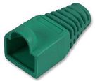 STRAIN RELIEF BOOT 5MM GREEN 10/PACK