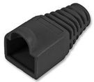 STRAIN RELIEF BOOT 5MM BLACK 10/PACK