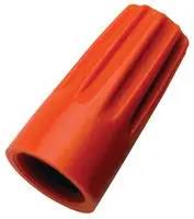 WIRE-NUT WIRE CONNECTORS, ORANGE, 100PK