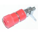 Binding post for banana plug 4mm, 50V, 6A red or clamp connection