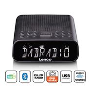 Clock radio with DAB+/FM, Bluetooth® and large dimmable LCD display