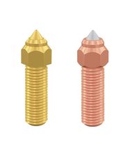 Sprauslu komplekts 1 gab. misiņš, 1 gab. varš / rūdīts tērauds 0,4 mm K1 / K1Max / CR-M4 / ENDER-3V3KE CREALITY