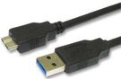LEAD,USB3.0 A MALE-MICRO B MALE 0.5M BLK