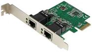 NETWORK CARD, 2 PORT, RJ45, PCI-EX