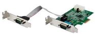SERIAL ADAPTER CARD, RS232/PCIE, 2PORT