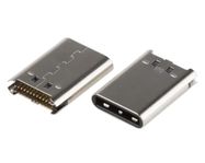 Spraudnis; USB C; CX; uz PCB; SMT; PIN: 24; horizontāls; Gen2; USB 3.1