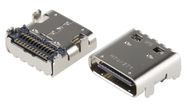 Ligzda; USB C; CX; uz PCB; SMT; PIN: 24; horizontāla; Gen2; USB 3.1