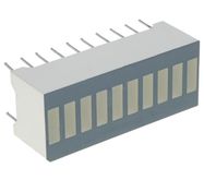 Gaismas diožu matrica 10 elementu rinda spilgti sarkana