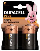 Щелочная батарея R20 (MN1300 / D) 1,5 V Duracell 100% Plus Power (упаковка 2 tk )