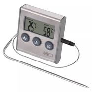 Цифровой пищевой термометр с таймером и зондом (99 мин 59 сек)