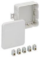 JUNCTION BOX & TERMINALS, 85X85X37MM, GY