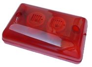 Sirēna telpām ar zibspuldzi 12V , sarkana 110 dB