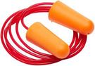 FOAM EAR PLUGS WITH CORD - 5 PAIRS