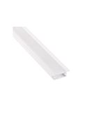 Aluminum profile with white cover for LED strip, white, recessed INLINE MINI XL 2m