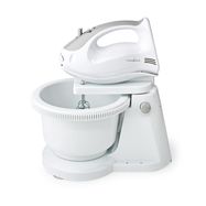 Hand Mixer | 200 W | 5-Speed Settings | Turbo feature | Turning Bowl / 2 Beaters / 2 Dough Hooks | Grey / White