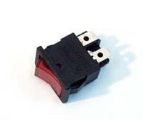 Маленький выключатель с подсветкой 3k. 220В (212) KE/SM/LI/220