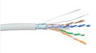 Cable FTP CAT6a 4x2x0.57mm, viengyslis, varinis 23awg