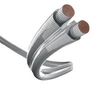 Akustikas kabelis 2x1.5mm² caurspīdīgs, sudrba