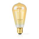 LED Filament Bulb E27 | ST64 | 4.9 W | 470 lm | 2100 K | Dimmable | Extra Warm White | Retro Style | 1 pcs