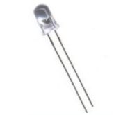 Gaismas diode 12V Ø5mm dzidri sarkana