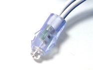 Hermētiska LED gaismas diode DC5V, 9mm, 0.1W, sarkana