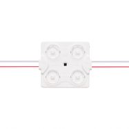 LED modulis 12V 2W, 244lm, auksti balts, 6500K, 170°, IP67, LEMLUX