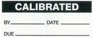 LABEL, CALIBRATED, WHT ON BLK, PK350