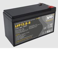 Akumulators LiFePO4 12,8 V 8Ah ar T2 (F2) spailēm NPP