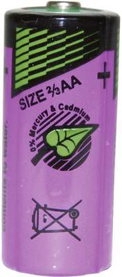 Litija akumulators 2/3AA 3.6V 1.5Ah TADIRAN