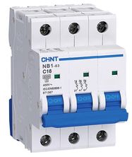 NB1-63 3P D20 6kA MCB, CHINT