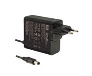 45 W vienas izejas barošanas avots 12V 3,75 A, 5,5x2,1 mm, ļoti uzticams, ļoti mazs, pie sienas, industriāls, MEAN WELL.