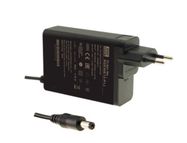 90 W vienas izejas barošanas avots 24 V 3,75 A, 5,5x2,1 mm, ļoti uzticams, ļoti mazs, pie sienas, industriāls, MEAN WELL.