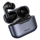 Bezvadu Bluetooth austiņas S1 Pro ar uzlādes maku un aktīvo trokšņu samazināšanu, pelēks