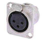 Ligzda CANON 3p. korpuss NEUTRIK