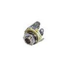 Stereo Connector 6.35 mm Female Silver