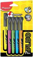 HIGHLIGHTERS, PEN-STYLE, 5 COLOURS, PK5