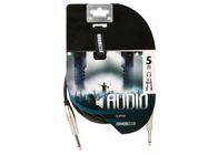 Profesionāls kabelis ģitārai 6.3mm-6.3mm mono spraudņi 5m Ø6mm