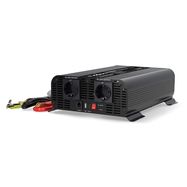 Power Inverter Pure Sine Wave | Input voltage: 12 V DC | Device power output connection(s): Type F (CEE 7/3) / USB-A / 1x USB-C™ | 230 V AC 50 Hz | 2000 W | Peak power output: 4000 W | Screw Terminal | Pure Sine Wave | Fuse | Black