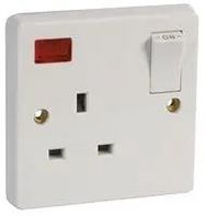 1 GANG DP SWITCHED SOCKET AND NEON