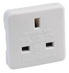 TRAVEL ADAPTER, 10A, 250V, WHITE