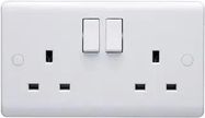 CASA 2G 13A DP SWITCHED SOCKET