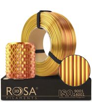 Filaments PLA Magic Silk Gold-Copper 1kg Rosa3D
