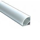 Крышка для алюминиевых светодиодных лент, профиль SR16, матовый, длина 2м