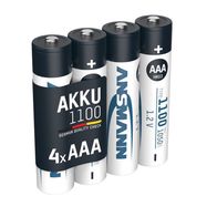 Akumulators R3 (AAA) 1.2V 1100mAh Ni-Mh ANSMANN (4 gab.iepakojums)