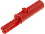 Spailes krokodila tipa ar pogu 4mm savienojums 60V, 3A, sarkanas